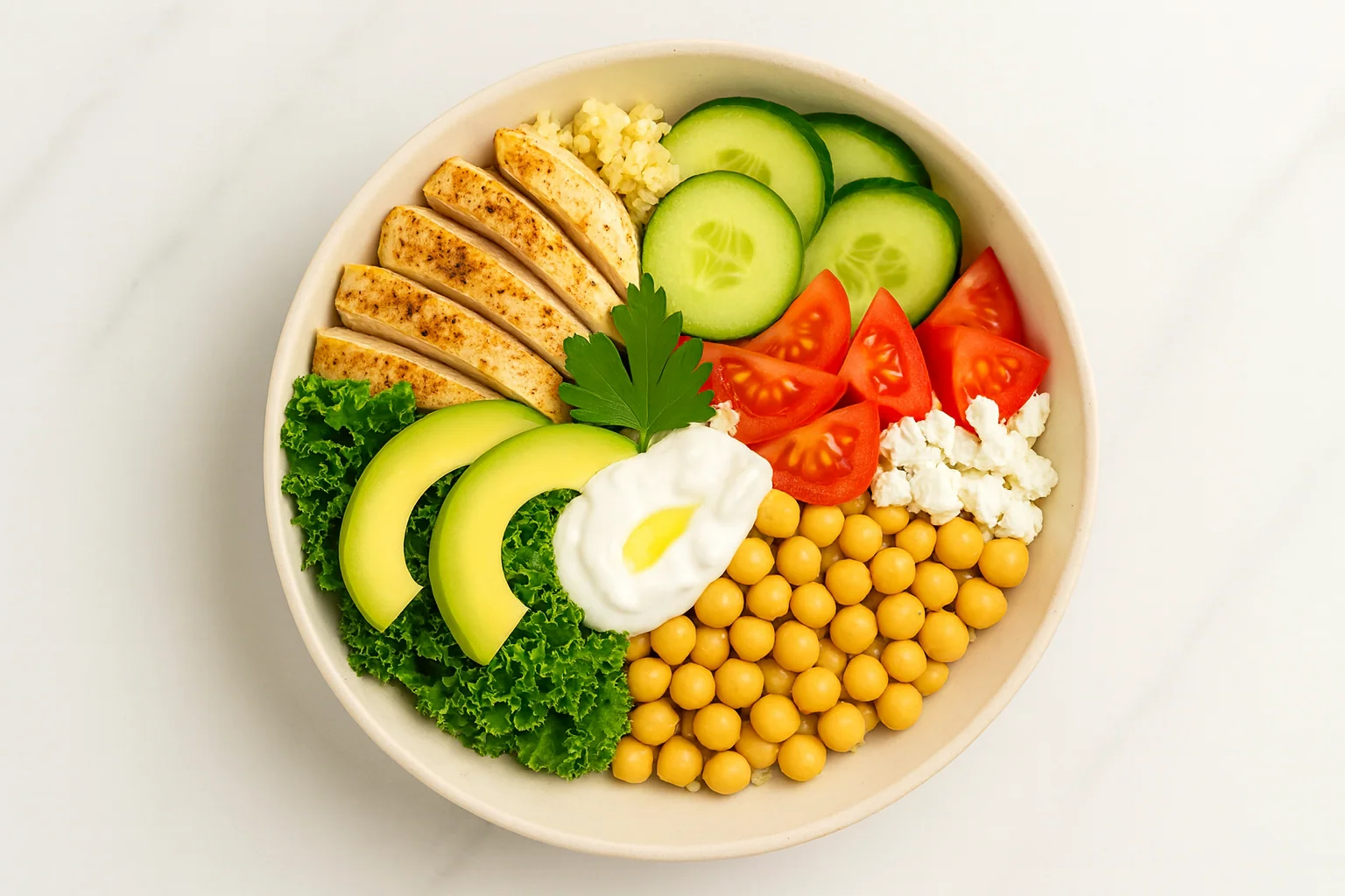 Chicken & Veggie Bowl – Simple Mediterranean Fit Meal