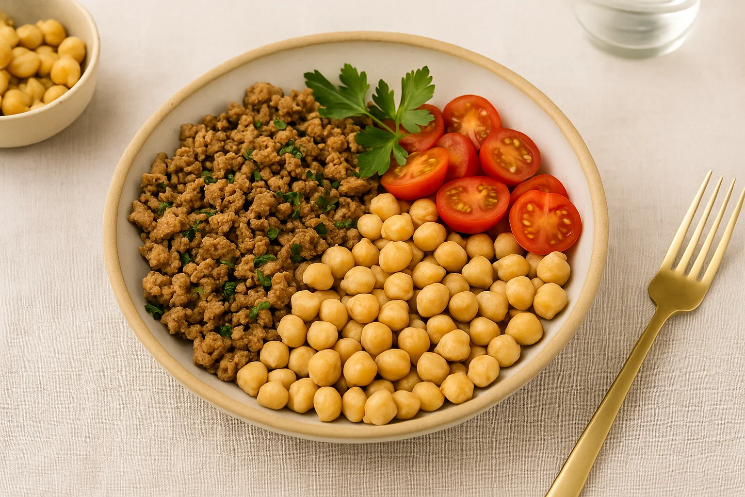 Beef and Chickpea Dinner Bowl — Comforting & Mediterranean
