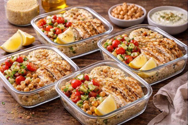 Budget-Friendly Mediterranean Meal-Prep Bowl