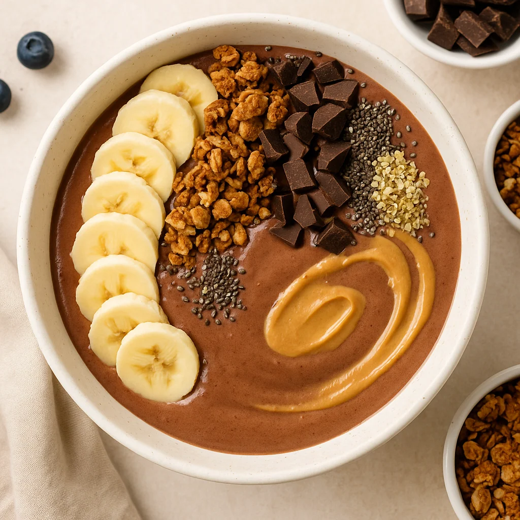 Chocolate Banana Protein Bowl — Thick, Smooth & Energizing