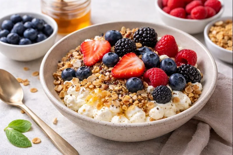 Cottage Cheese & Berry Power Bowl — Lean & Filling