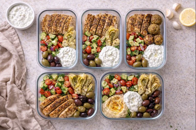 Mediterranean Meal-Prep for 5 Days — Long-Lasting