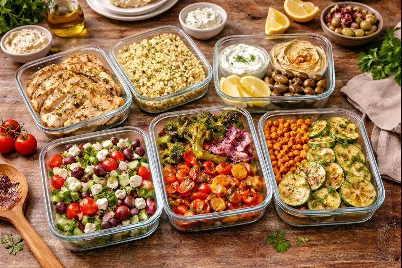 Family-Size Mediterranean Meal Prep