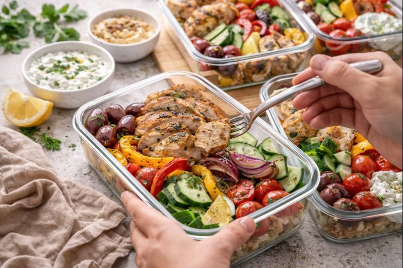 Grain-Free Mediterranean Meal Prep — Low-Carb