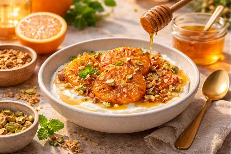 Greek Yogurt & Caramelized Orange Bowl