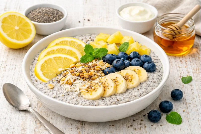 Lemon Chia Breakfast Bowl — Light & Digestive