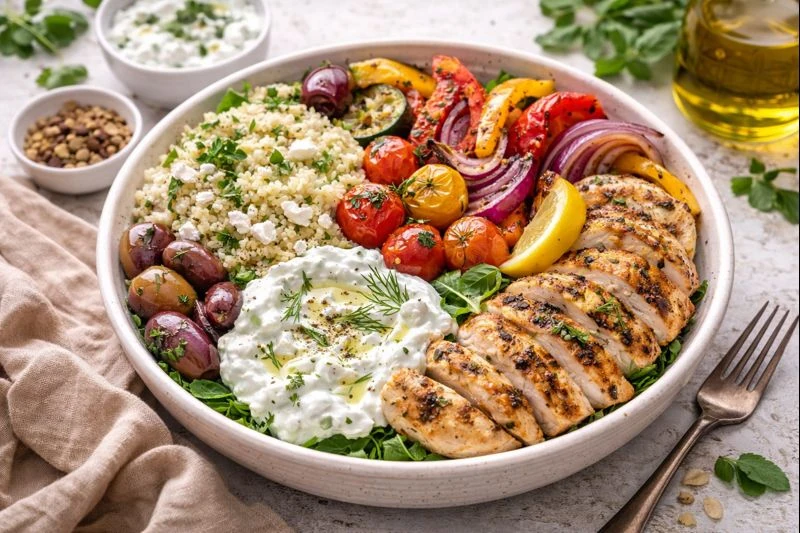 Mediterranean Dinner Bowl for Busy Evenings