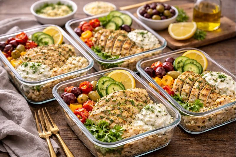 Mediterranean Dinner Meal Prep Bowl