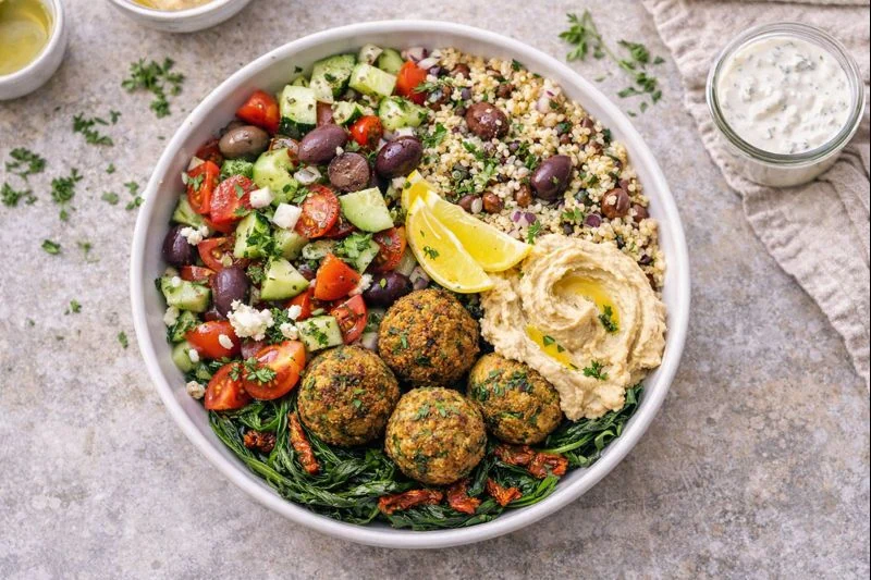 Mediterranean Lunch Bowl Without Rice