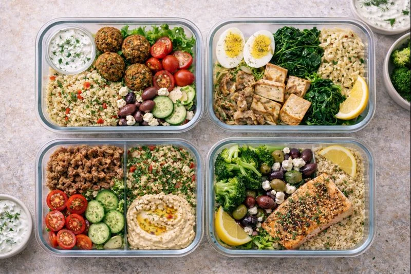 Mediterranean Meal Prep without Chicken