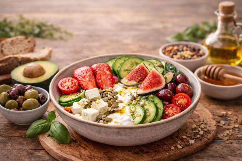 Mediterranean Oat-Free Breakfast Bowl — Fresh & Balanced
