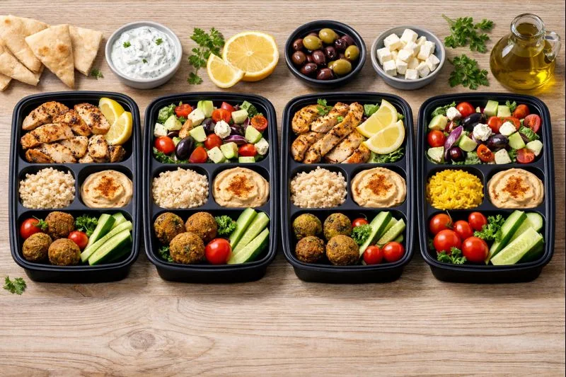 Office-Friendly Mediterranean Meal Prep Boxes