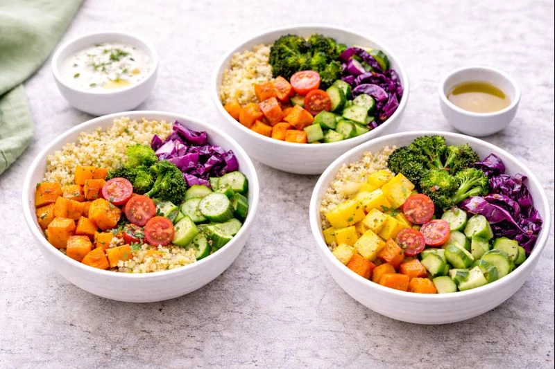 Seasonal Veggie Meal Prep Bowl