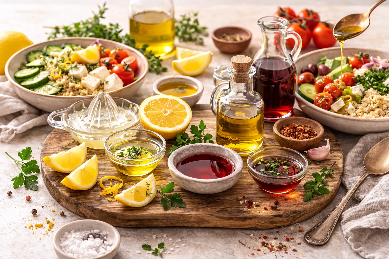 Mediterranean Acid Layers: When to Use Citrus vs Vinegar