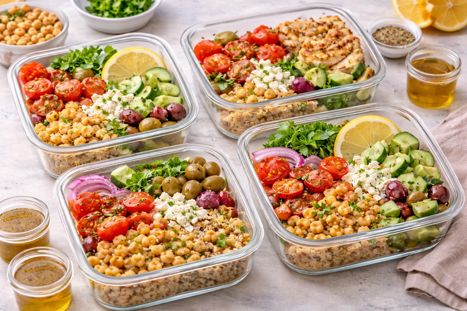 How to Store Mediterranean Bowls Without Losing Texture