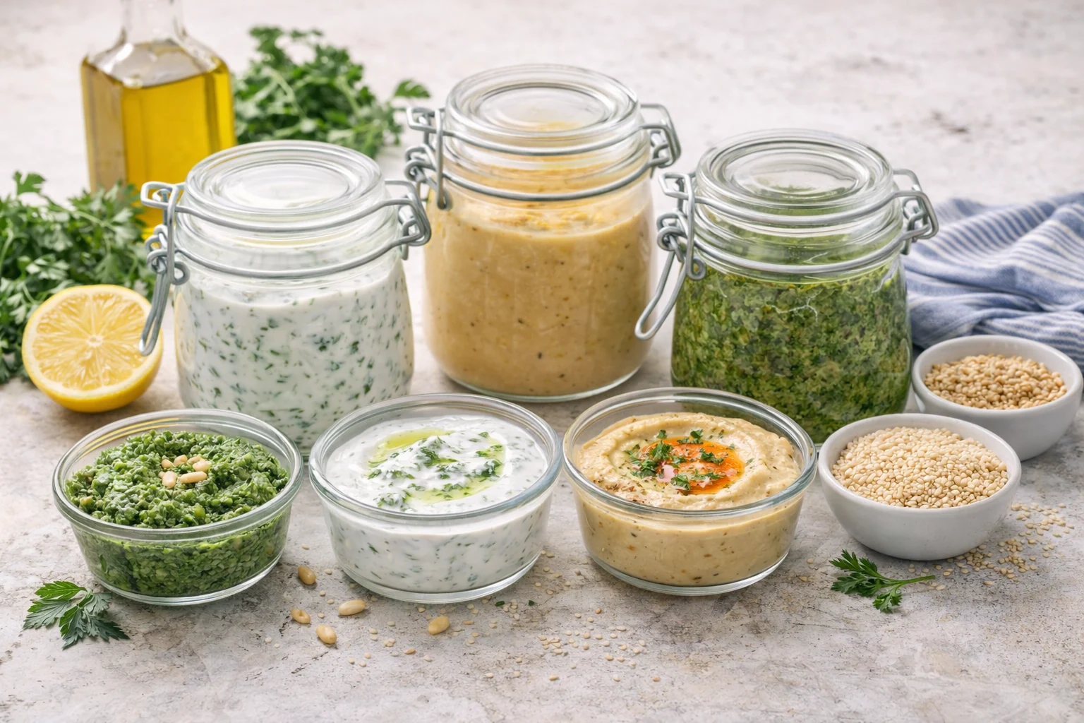 How to Store Mediterranean Sauces for the Week