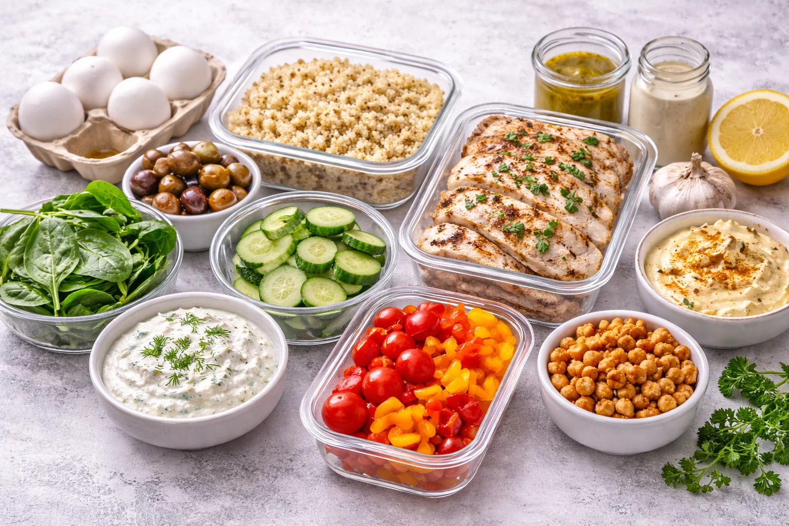 Mediterranean Bowl Starter Kit (Beginner Setup for 5 Easy Dinners)