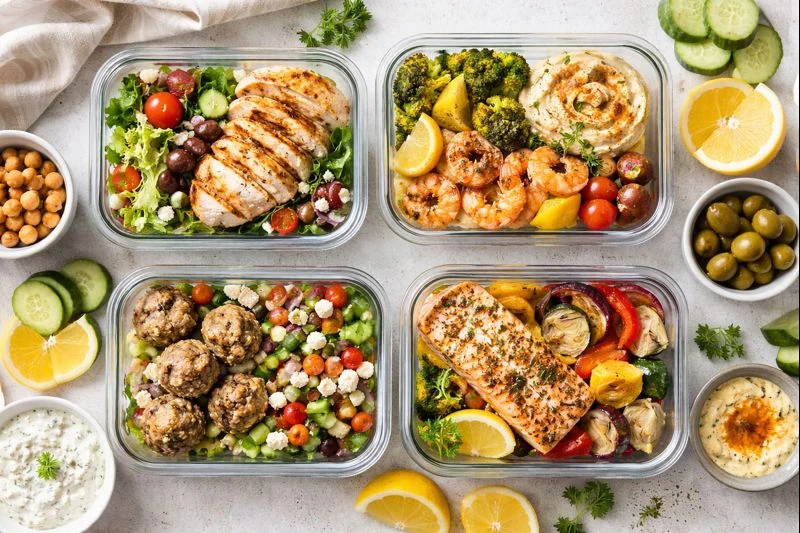 Mediterranean Meal Prep without Rice (Easy, Light & Filling)