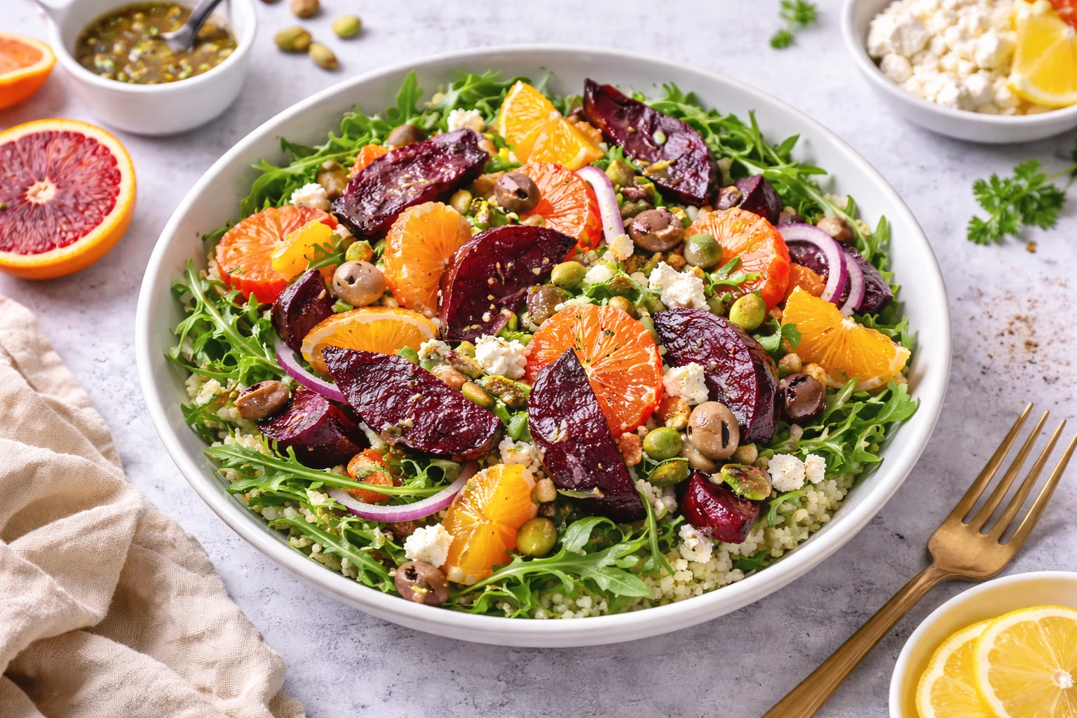 Mediterranean Beet & Citrus Bowl (Bright, Not Sweet)