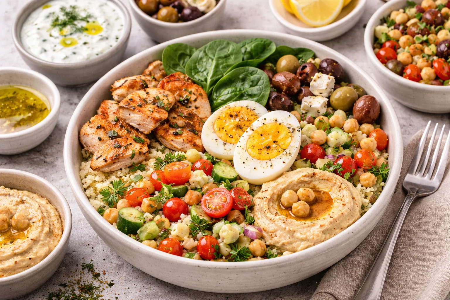 How to Build a Mediterranean Lunch Bowl That Doesn’t Get Soggy