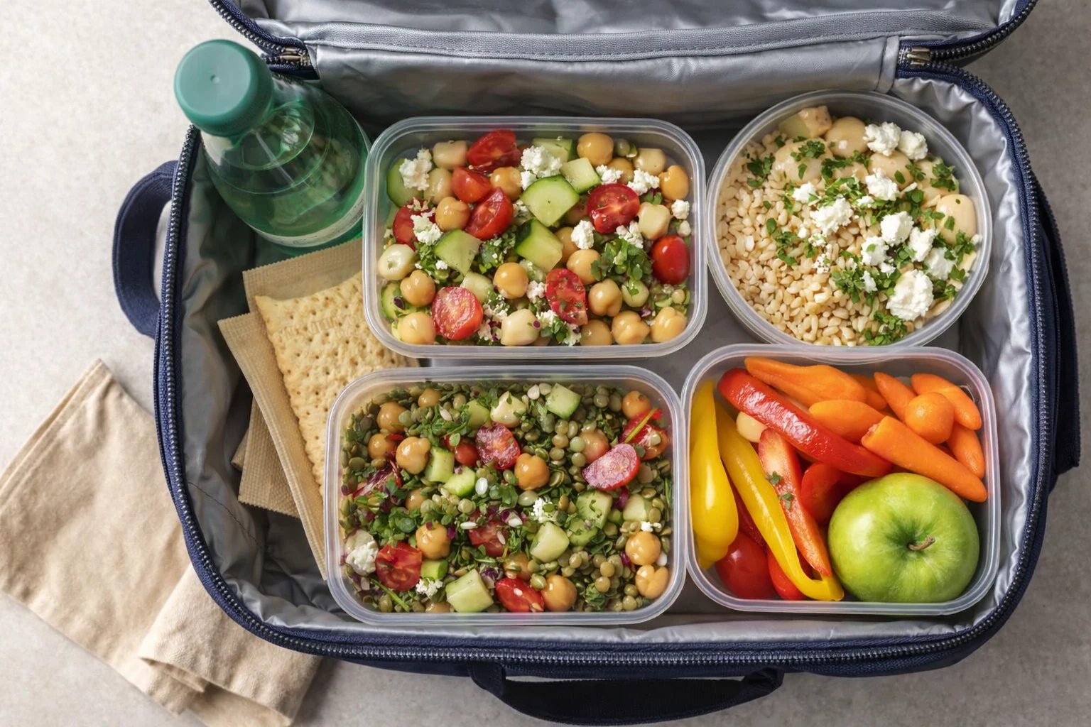 Mediterranean Lunch Without Fridge — What Actually Works (No Spoilage)