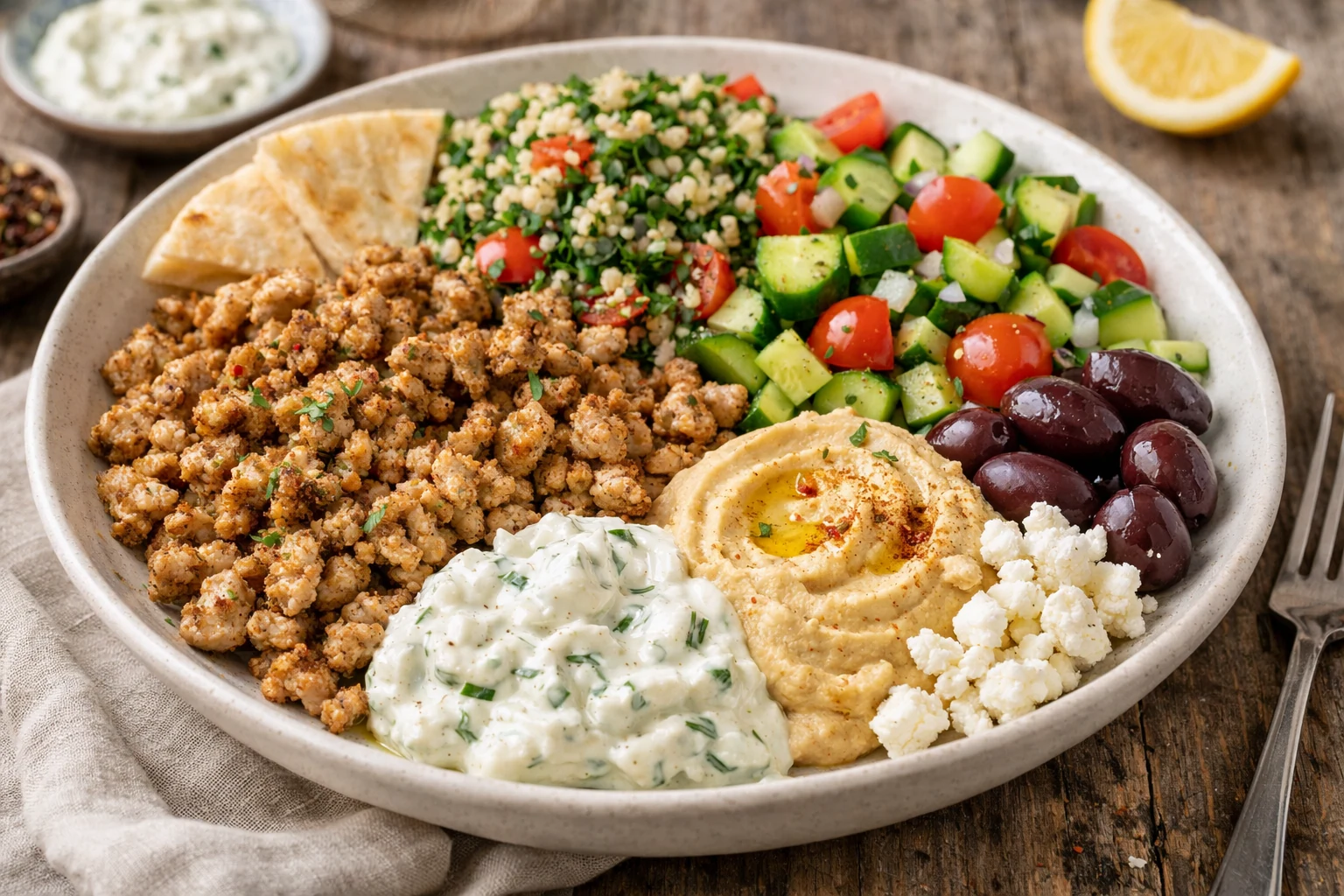 Mediterranean Turkey Bowl – Fresh and Flavorful Dinner
