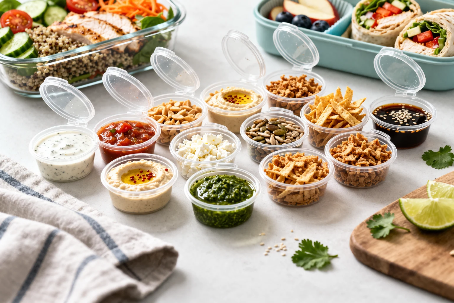 Best Small Containers for Sauces and Crunchy Add-Ons (Lunch Box Ready)