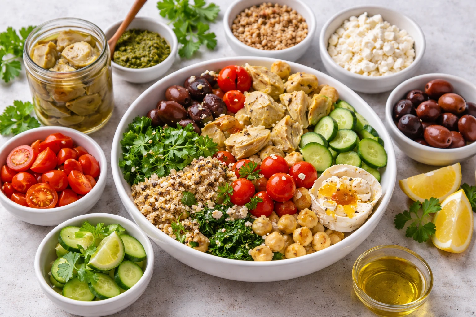 How to Use Jarred Artichokes in Mediterranean Bowls Without Making Them Salty or Heavy