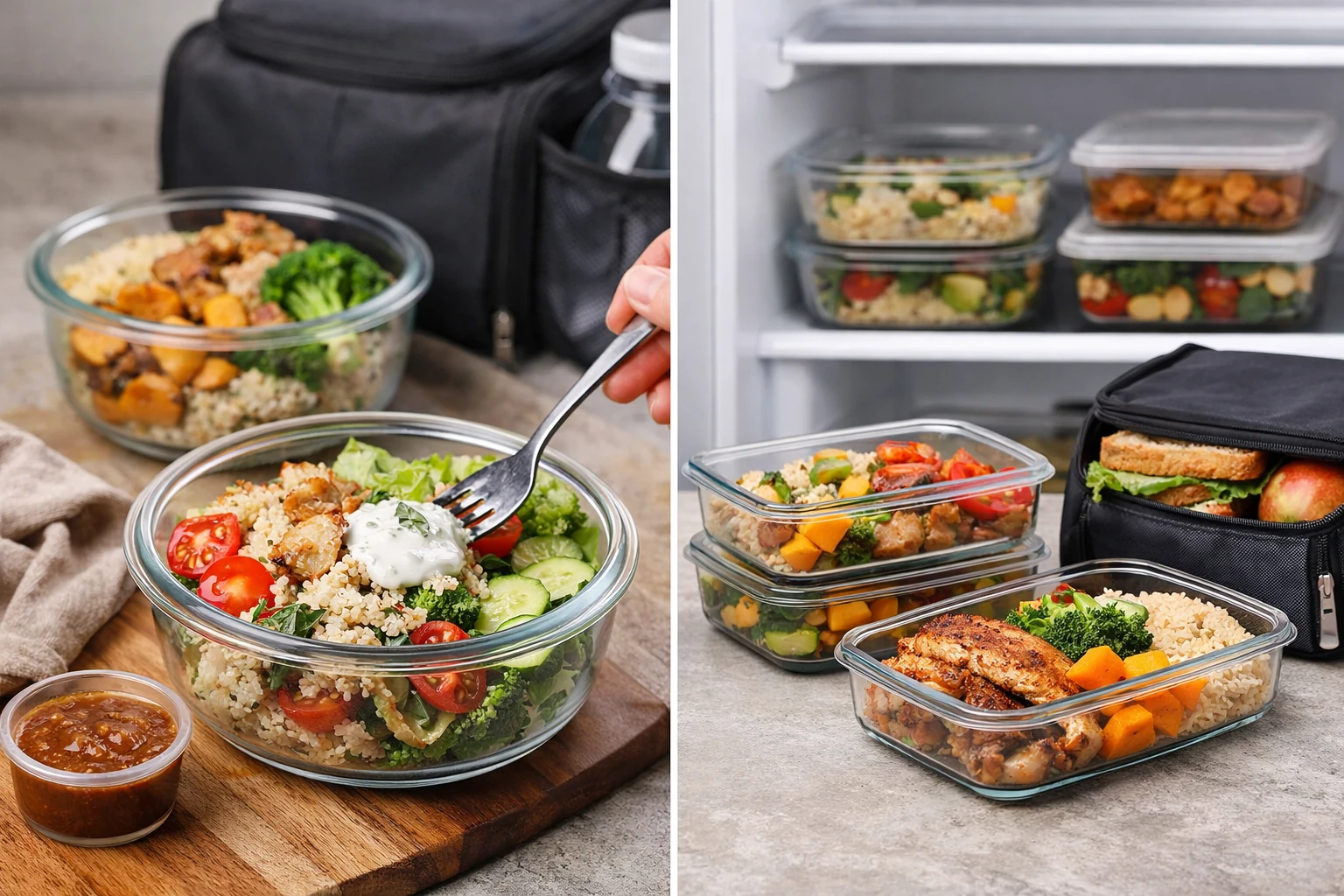Round vs Rectangular Containers for Meal Prep Bowls