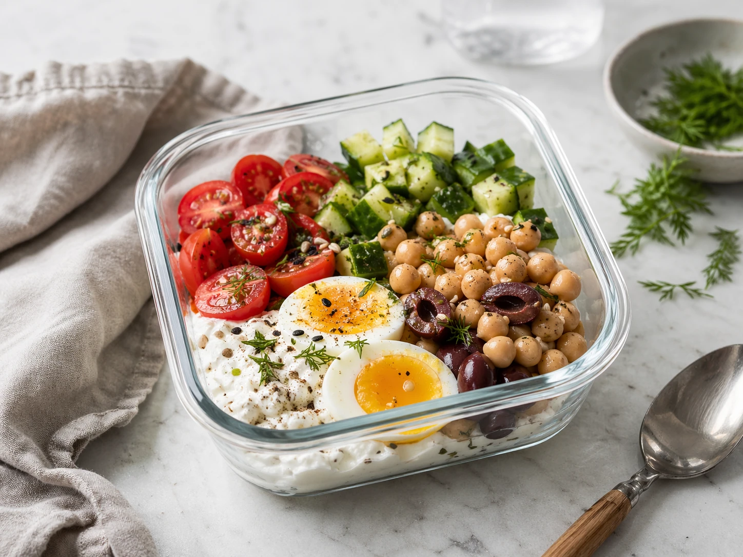 Savory Mediterranean Breakfast Bowl You Can Pack the Night Before