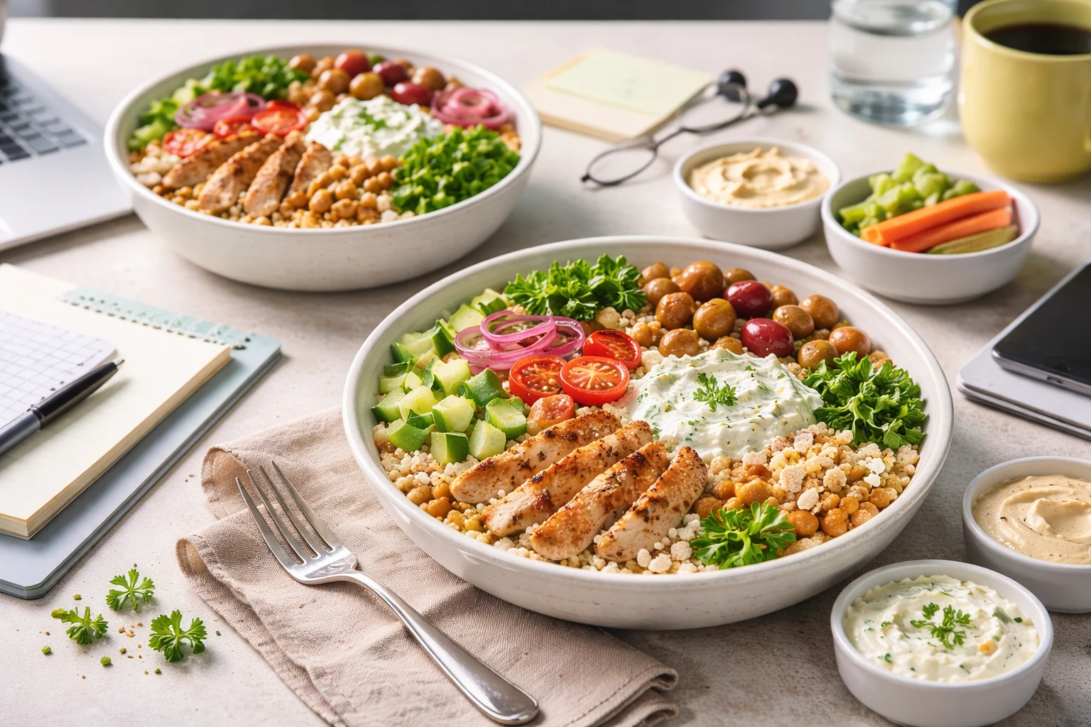 Why Some Mediterranean Lunch Bowls Are Easier to Eat at Work Than Others